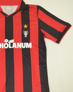 AC Milan 1990/91 Home Soccer Jersey