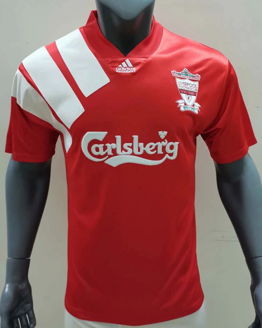 Liverpool 1992/93 Home Soccer Jersey
