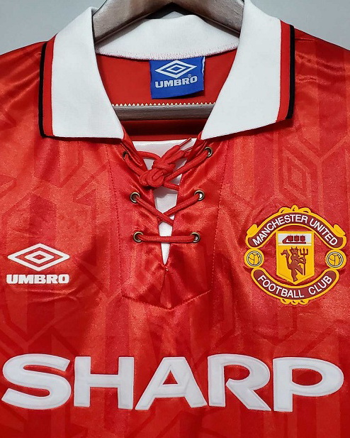 Manchester United 1992/94 Home Soccer Jersey