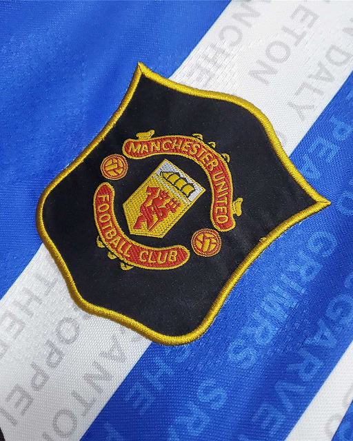 Manchester United 1994/96 Blue/White Jersey