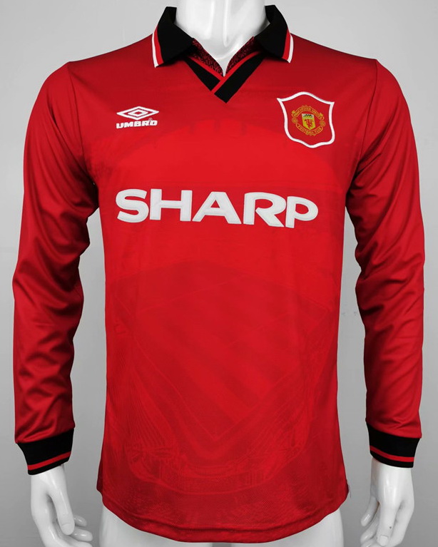 Manchester United 1994/96 Home Long Sleeve Jersey