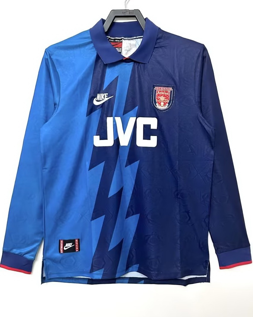 Arsenal 1995/96 Away Long Sleeve Jersey