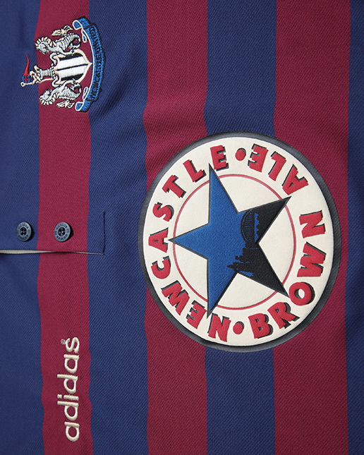 Newcastle United 1995/97 Away Red/Blue Jersey