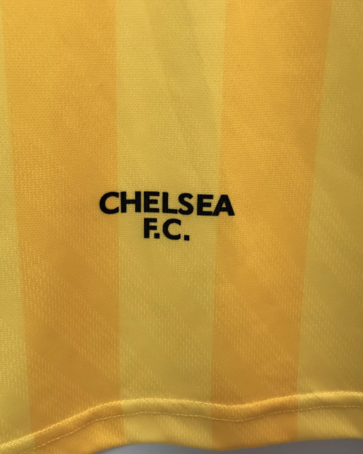 Chelsea 1995/97 Away Yellow Soccer Jersey
