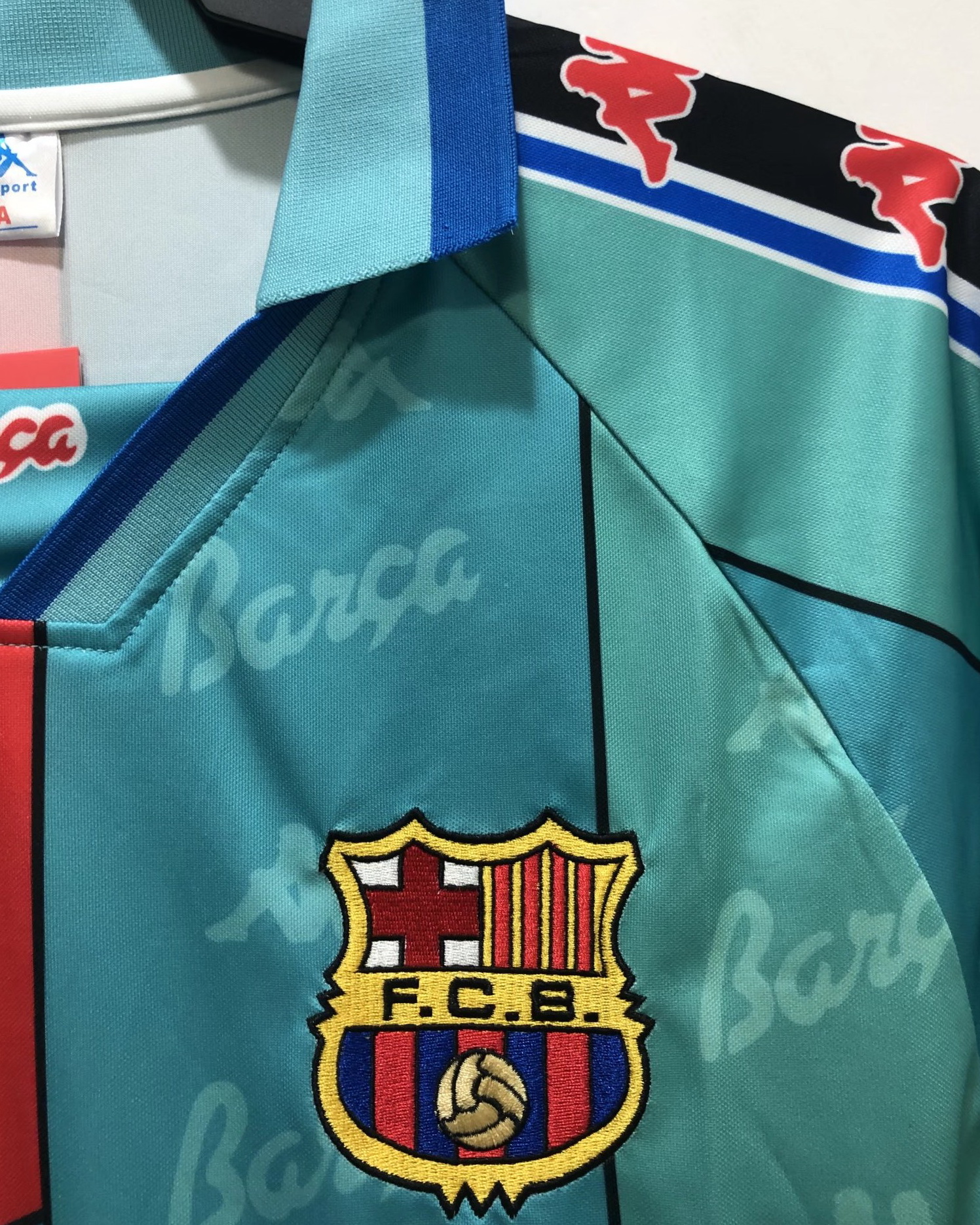 Barcelona 1996/97 Away Long Sleeve Jersey