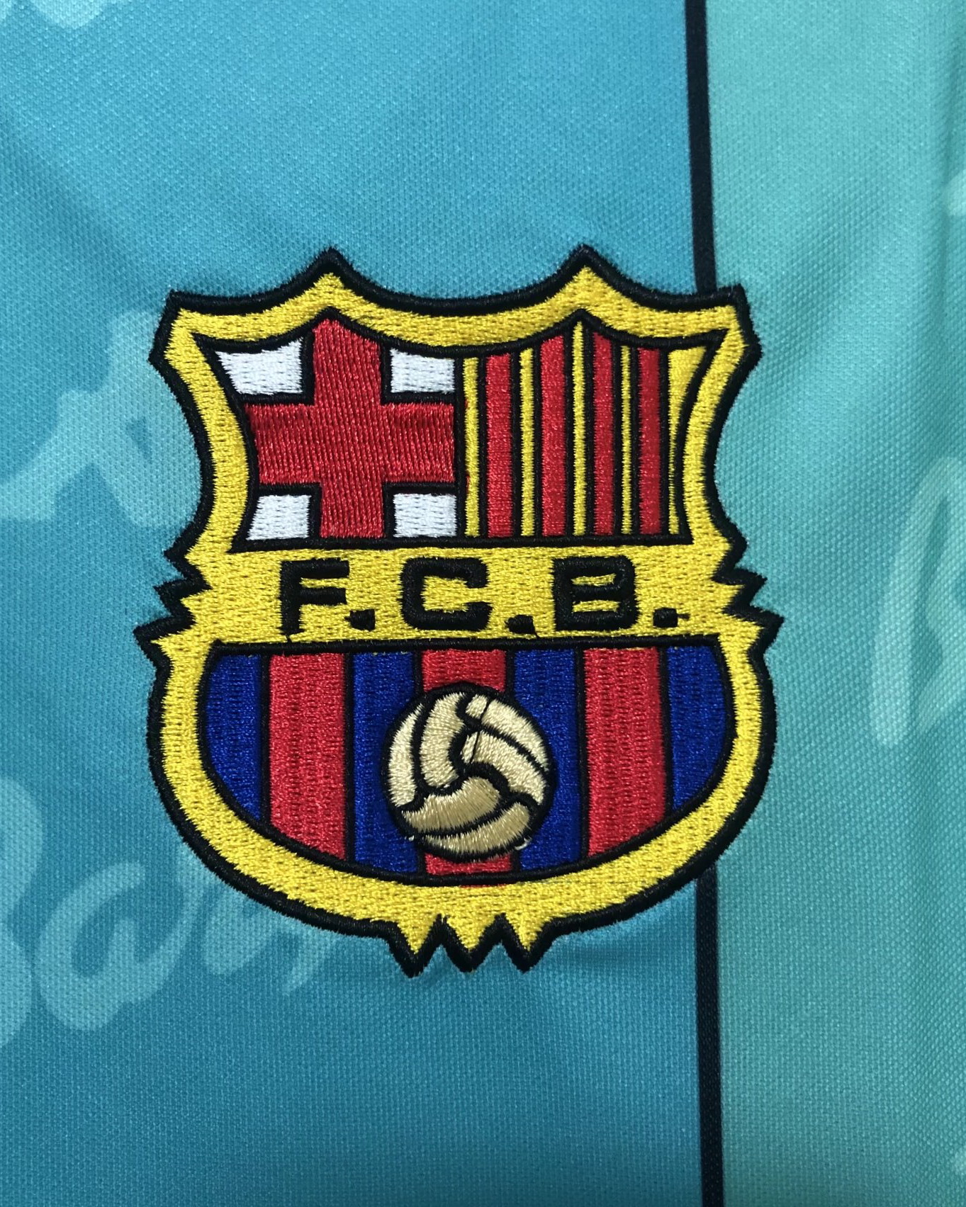 Barcelona 1996/97 Away Blue Jersey