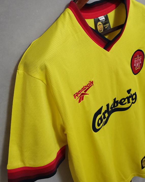 Liverpool 1997/98 Away Yellow Jersey