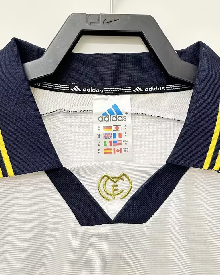 Real Madrid 1998/00 Home Soccer Jersey
