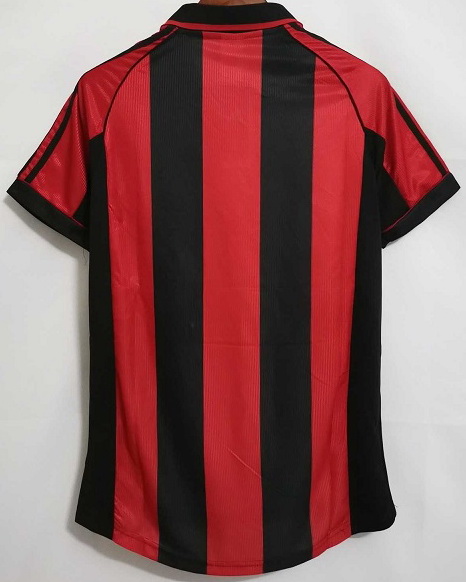 AC Milan 1998/99 Home Soccer Jersey