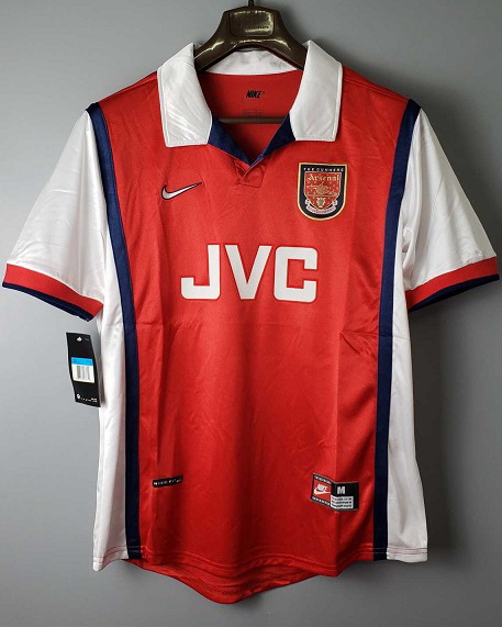 Arsenal 1998/99 Home Soccer Jersey