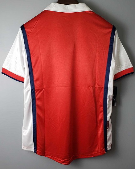 Arsenal 1998/99 Home Soccer Jersey