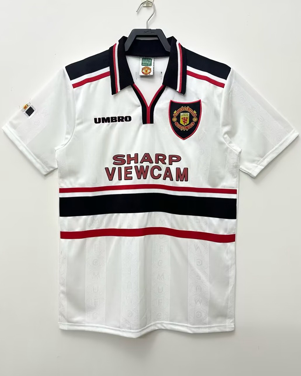 Manchester United 1998/99 Away White Jersey