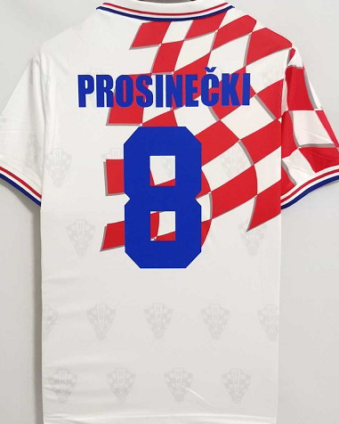 Croatia 1998 Home Soccer Jersey