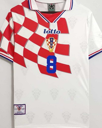 Croatia 1998 Home Soccer Jersey