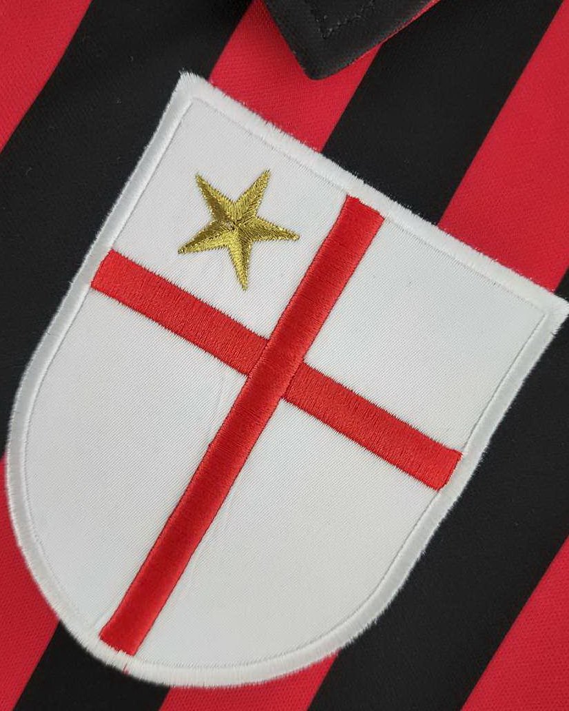 AC Milan 1999/00 Home Long Sleeve Jersey