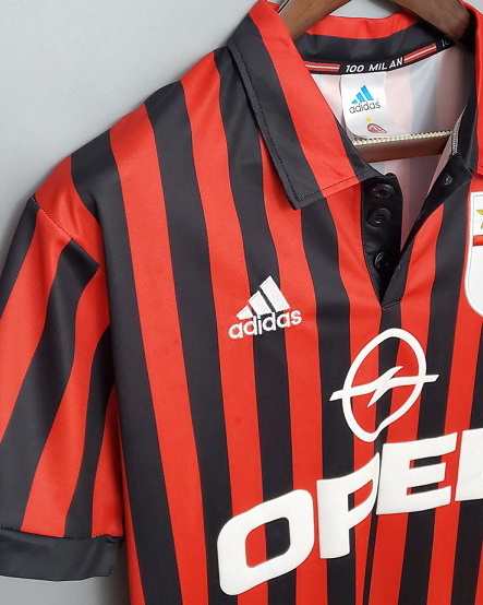 AC Milan 1999/00 Home Soccer Jersey