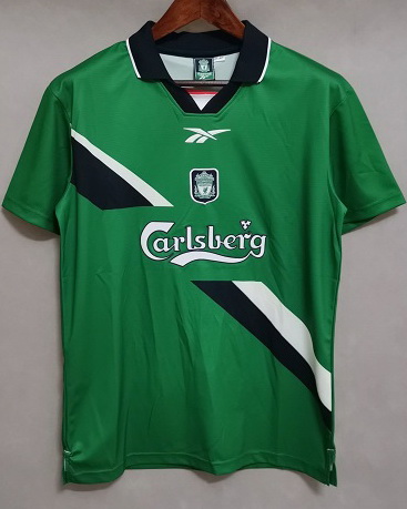Liverpool 1999/00 Away Green Jersey