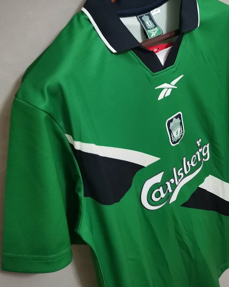 Liverpool 1999/00 Away Green Jersey